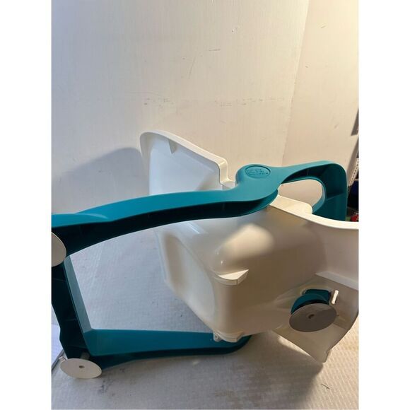 The First Years Reclining Baby Bath Vintage White Purple Green - Picture 6 of 8